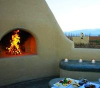 Cavas Wine Lodge Fireplace